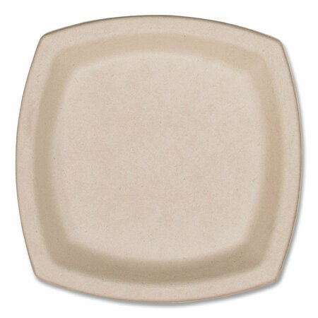 DART Compostable Fiber Dinnerware, ProPlanet Seal, Plate, 6.7 x 6.7, Tan, 1000PK 6PSC1PF